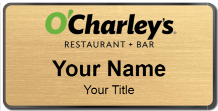 Custom name badges for O Charleys