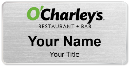 Custom name badges for O Charleys