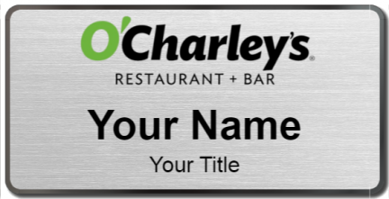 Custom name badges for O Charleys