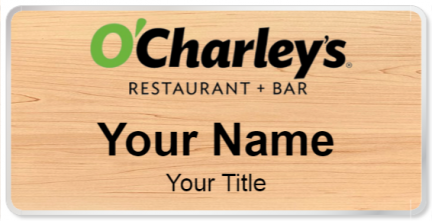 Custom name badges for O Charleys