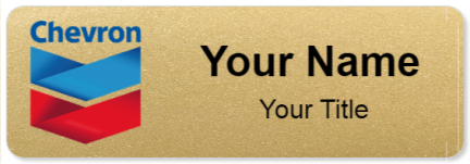 Custom name badges for Chevron