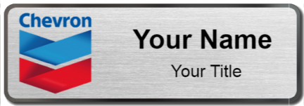 Custom name badges for Chevron