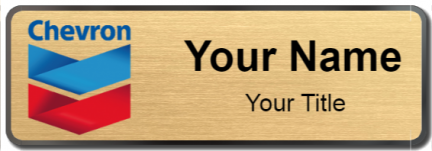 Custom name badges for Chevron