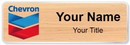 Custom name badges for Chevron