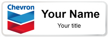 Custom name badges for Chevron