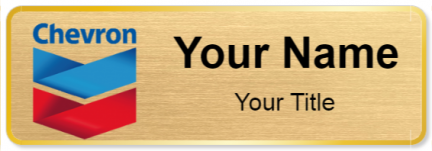 Custom name badges for Chevron