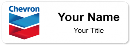 Custom name badges for Chevron