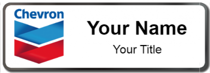 Custom name badges for Chevron