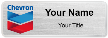 Custom name badges for Chevron