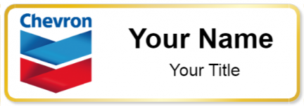 Custom name badges for Chevron