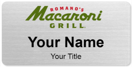 Custom name badges for Romanos Macaroni Grill