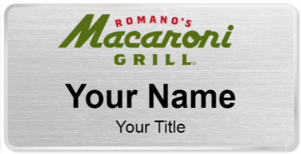 Custom name badges for Romanos Macaroni Grill