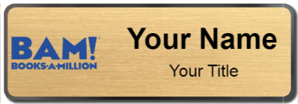 Custom name badges for Books a Million