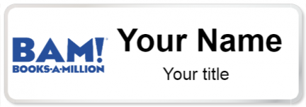 Custom name badges for Books a Million