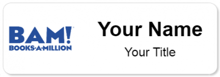 Custom name badges for Books a Million