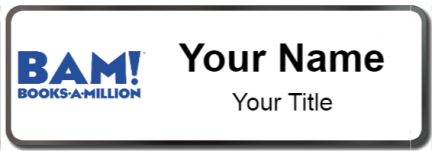 Custom name badges for Books a Million