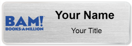 Custom name badges for Books a Million