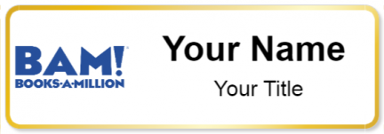 Custom name badges for Books a Million