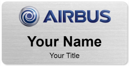 Custom name badges for Airbus