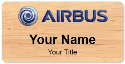 Custom name badges for Airbus
