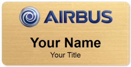 Custom name badges for Airbus
