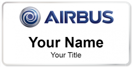 Custom name badges for Airbus