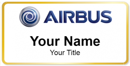 Custom name badges for Airbus