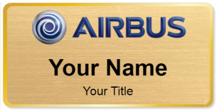 Custom name badges for Airbus