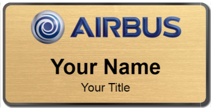 Custom name badges for Airbus