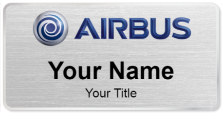 Custom name badges for Airbus