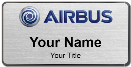 Custom name badges for Airbus