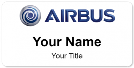 Custom name badges for Airbus
