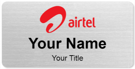 Custom name badges for Airtel