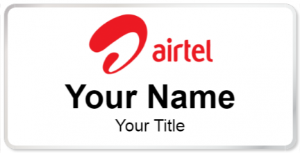 Custom name badges for Airtel