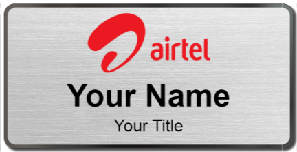 Custom name badges for Airtel