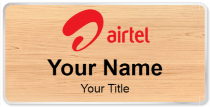 Custom name badges for Airtel