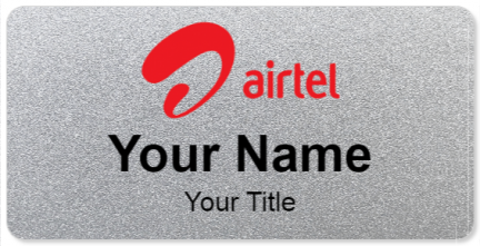 Custom name badges for Airtel