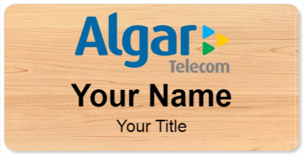 Custom name badges for Algar Telecom