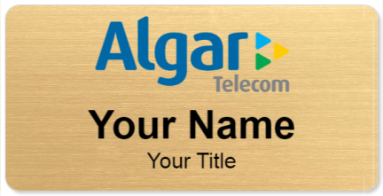 Custom name badges for Algar Telecom