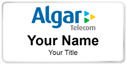 Custom name badges for Algar Telecom