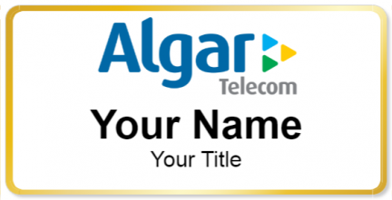 Custom name badges for Algar Telecom
