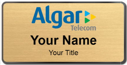Custom name badges for Algar Telecom