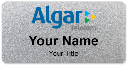 Custom name badges for Algar Telecom