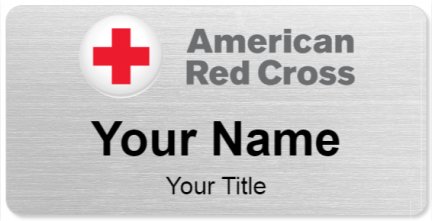 Custom name badges for American Red Cross