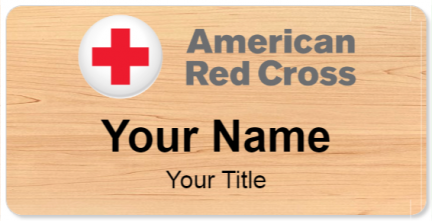 Custom name badges for American Red Cross