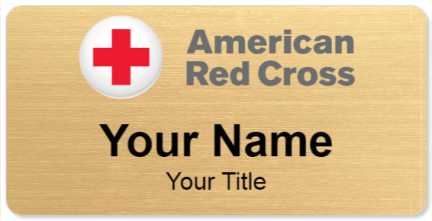 Custom name badges for American Red Cross