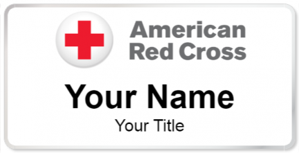 Custom name badges for American Red Cross