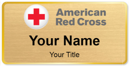 Custom name badges for American Red Cross