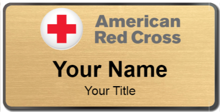 Custom name badges for American Red Cross