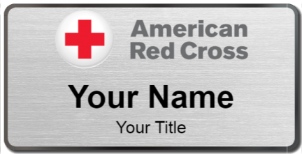 Custom name badges for American Red Cross